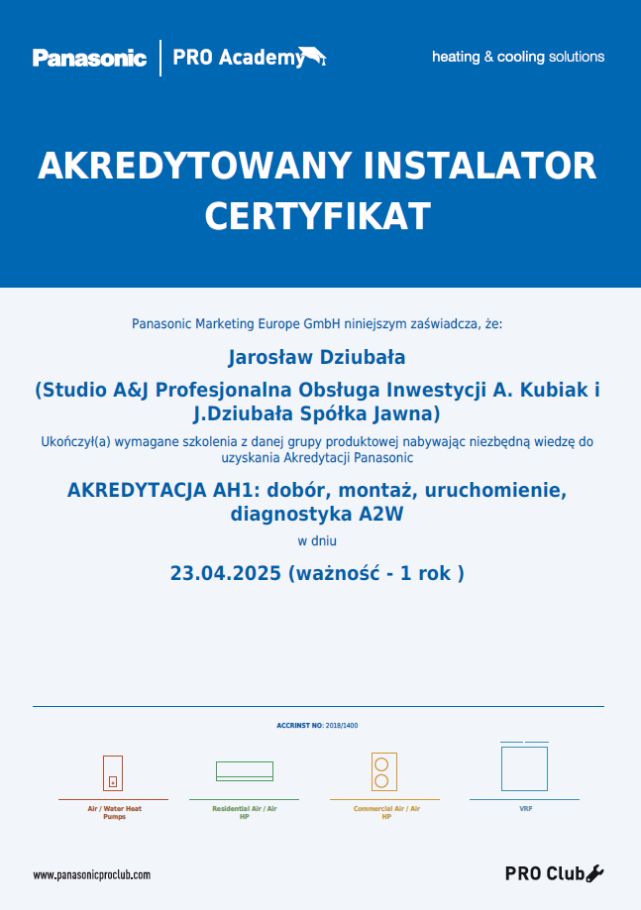 Panasonic A2W JDZ