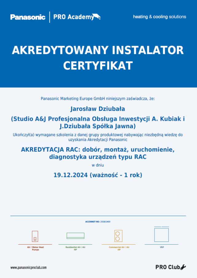 Panasonic RAC JDZ